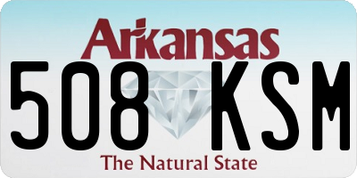 AR license plate 508KSM