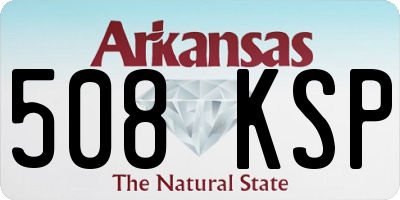 AR license plate 508KSP