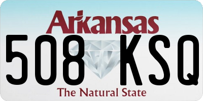 AR license plate 508KSQ