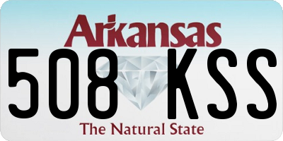 AR license plate 508KSS