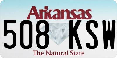 AR license plate 508KSW