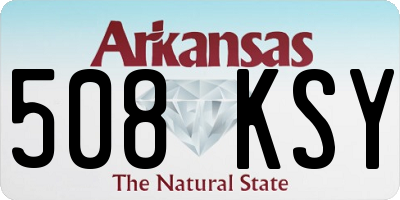 AR license plate 508KSY