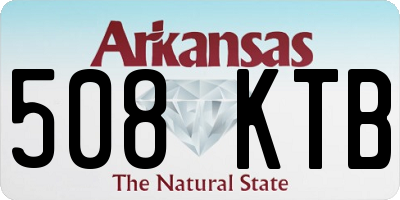 AR license plate 508KTB