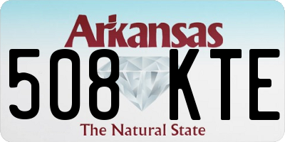 AR license plate 508KTE