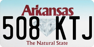AR license plate 508KTJ