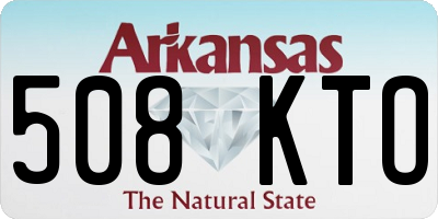 AR license plate 508KTO