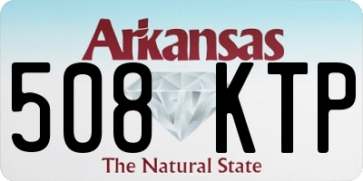 AR license plate 508KTP