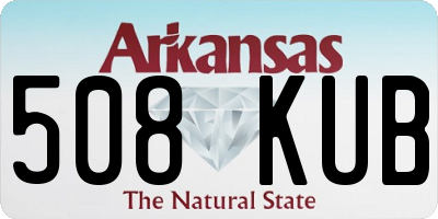 AR license plate 508KUB