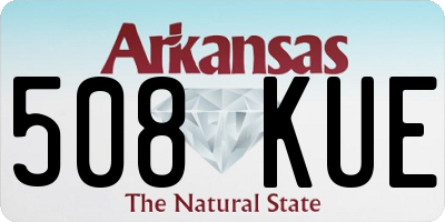AR license plate 508KUE