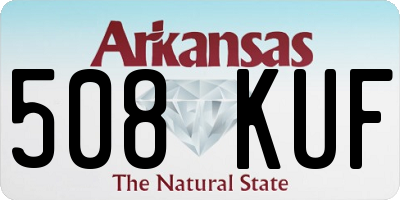 AR license plate 508KUF
