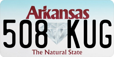 AR license plate 508KUG