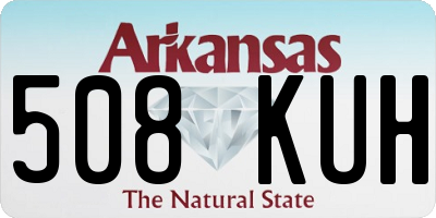 AR license plate 508KUH