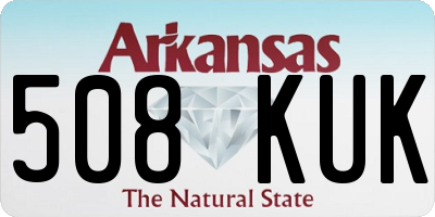 AR license plate 508KUK