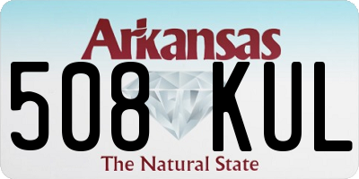 AR license plate 508KUL