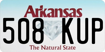 AR license plate 508KUP