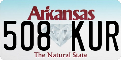 AR license plate 508KUR