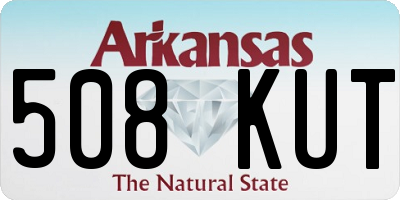 AR license plate 508KUT