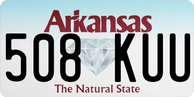 AR license plate 508KUU