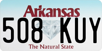 AR license plate 508KUY