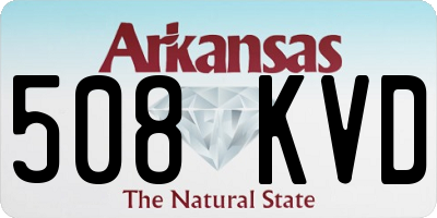 AR license plate 508KVD