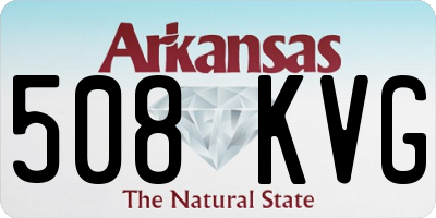 AR license plate 508KVG