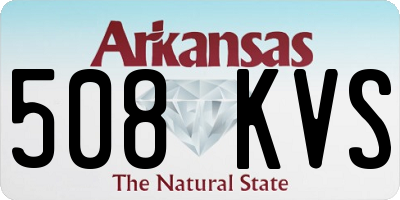 AR license plate 508KVS