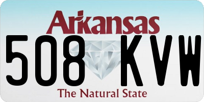 AR license plate 508KVW