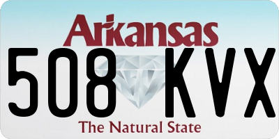 AR license plate 508KVX