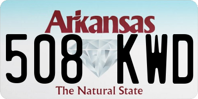 AR license plate 508KWD