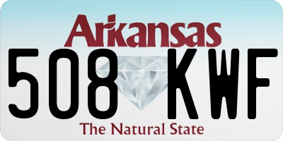 AR license plate 508KWF