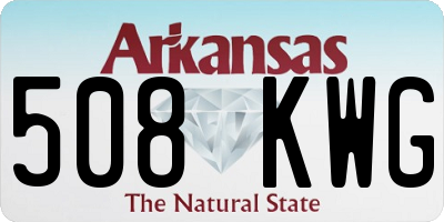 AR license plate 508KWG