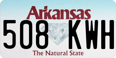 AR license plate 508KWH