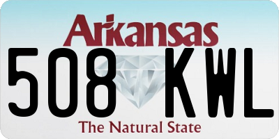 AR license plate 508KWL