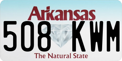 AR license plate 508KWM