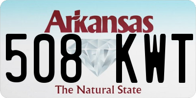 AR license plate 508KWT