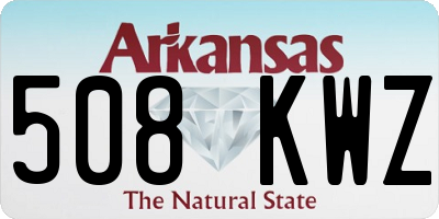 AR license plate 508KWZ