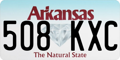 AR license plate 508KXC