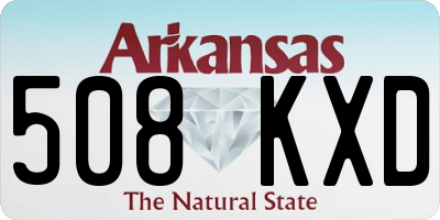 AR license plate 508KXD