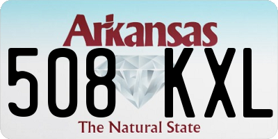 AR license plate 508KXL