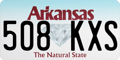 AR license plate 508KXS