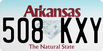 AR license plate 508KXY