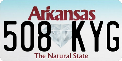 AR license plate 508KYG