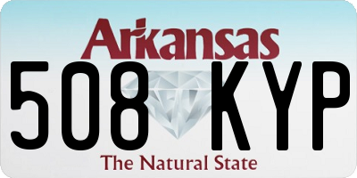 AR license plate 508KYP
