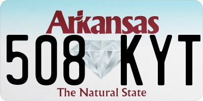 AR license plate 508KYT