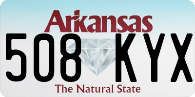 AR license plate 508KYX