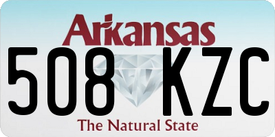 AR license plate 508KZC