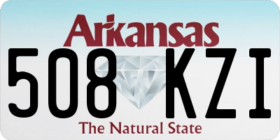 AR license plate 508KZI