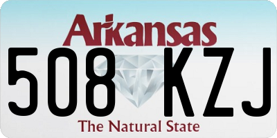 AR license plate 508KZJ