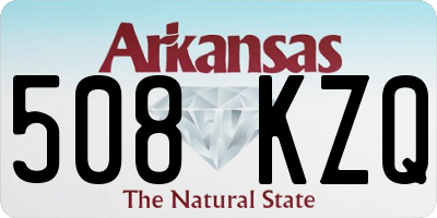 AR license plate 508KZQ