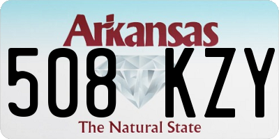 AR license plate 508KZY